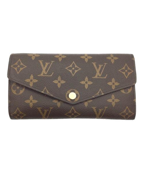 LOUIS VUITTON（ルイ ヴィトン）LOUIS VUITTON (ルイ ヴィトン) ポルトフォイユ･サラ ブラウン×ベージュの古着・服飾アイテム