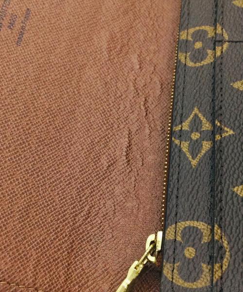 LOUIS VUITTON（ルイ ヴィトン）LOUIS VUITTON (ルイ ヴィトン) ポルトフォイユ･サラ ブラウン×ベージュの古着・服飾アイテム