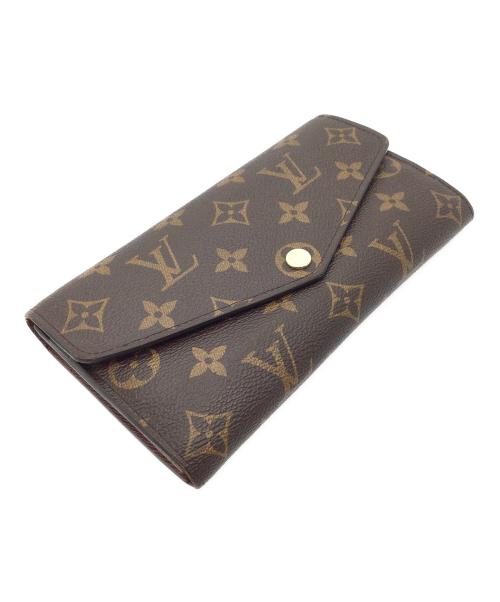 LOUIS VUITTON（ルイ ヴィトン）LOUIS VUITTON (ルイ ヴィトン) ポルトフォイユ･サラ ブラウン×ベージュの古着・服飾アイテム
