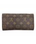 LOUIS VUITTON (ルイ ヴィトン) ポルトフォイユ･サラ ブラウン×ベージュ：25000円