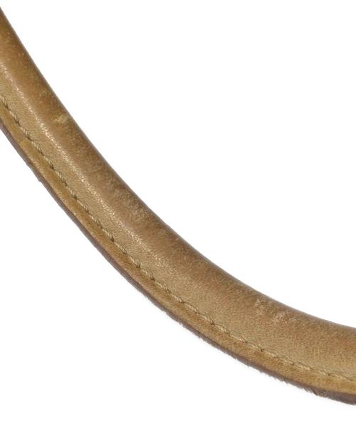 MCM（エムシーエム）MCM (エムシーエム) 2WAYショルダーバッグ ベージュ×ブラックの古着・服飾アイテム