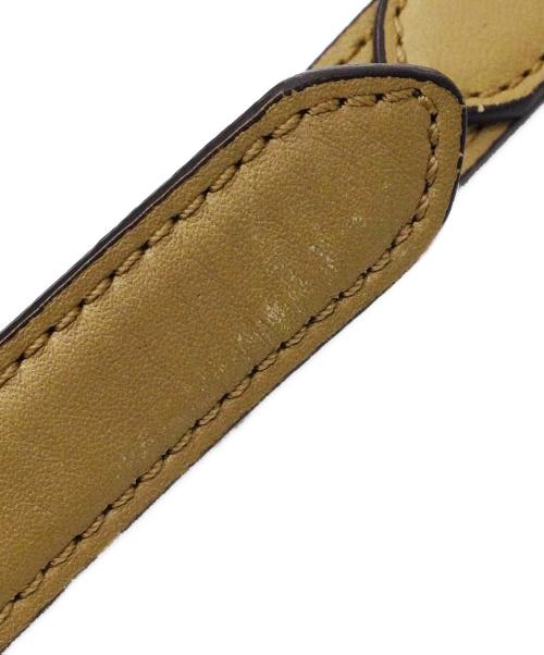 MCM（エムシーエム）MCM (エムシーエム) 2WAYショルダーバッグ ベージュ×ブラックの古着・服飾アイテム