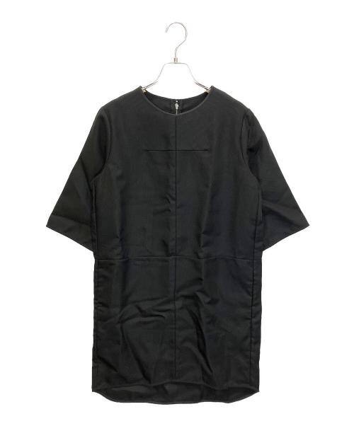 MM6 Maison Margiela（エムエムシックスメゾンマルジェラ）MM6 Maison Margiela (エムエムシックスメゾンマルジェラ) S52CT0051 S43456　長袖ワンピース ブラック サイズ:40の古着・服飾アイテム