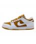 NIKE (ナイキ) DUNK LOW QS ホワイト×ブラウン サイズ:US10、UK9、EUR44、cm28、BR42、CN280(2.5)　 未使用品：8000円