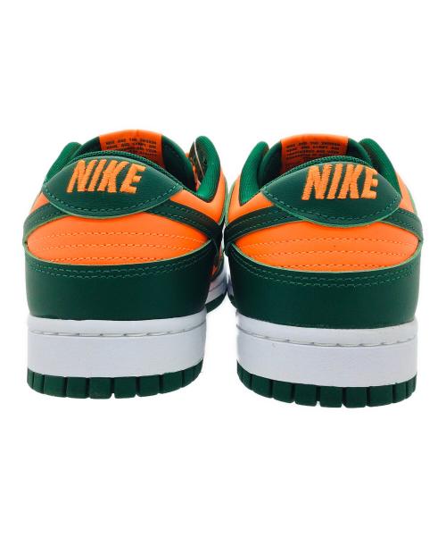 NIKE（ナイキ）NIKE (ナイキ) DUNK LOW RETRO グリーン×オレンジ サイズ:US9.5、UK8.5、EUR43、cm27.5、BR41、CN275(2.5) 未使用品の古着・服飾アイテム