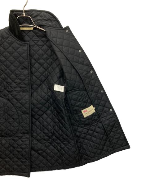 Traditional Weatherwear（トラディショナルウェザーウェア）Traditional Weatherwear (トラディショナルウェザーウェア) 092DT-2002A　キルティングコート ブラック サイズ:36の古着・服飾アイテム