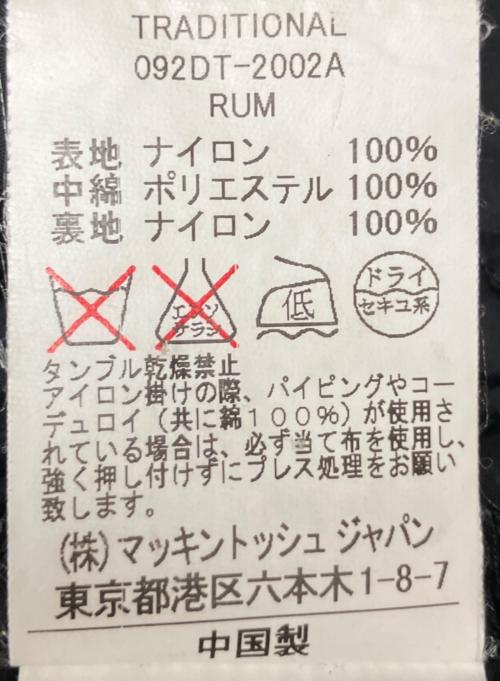 Traditional Weatherwear（トラディショナルウェザーウェア）Traditional Weatherwear (トラディショナルウェザーウェア) 092DT-2002A　キルティングコート ブラック サイズ:36の古着・服飾アイテム