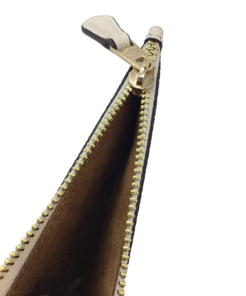 COACH（コーチ）COACH (コーチ) カードケース アイボリー×ゴールドの古着・服飾アイテム