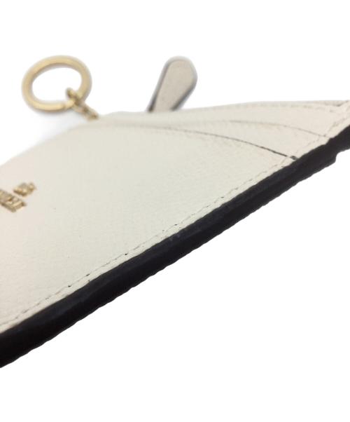 COACH（コーチ）COACH (コーチ) カードケース アイボリー×ゴールドの古着・服飾アイテム