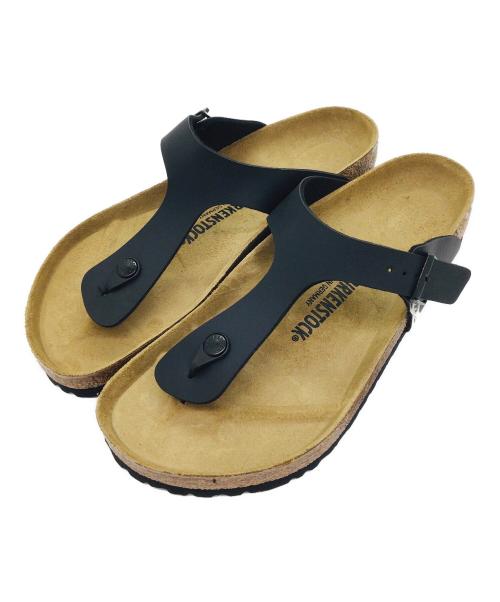 BIRKENSTOCK（ビルケンシュトック）BIRKENSTOCK (ビルケンシュトック) Gizeh ブラック×ブラウン サイズ:45、290、M12 未使用品の古着・服飾アイテム