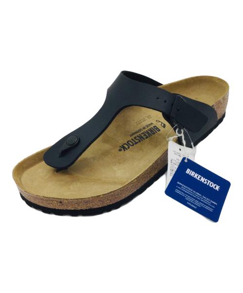 BIRKENSTOCK（ビルケンシュトック）BIRKENSTOCK (ビルケンシュトック) Gizeh ブラック×ブラウン サイズ:45、290、M12 未使用品の古着・服飾アイテム