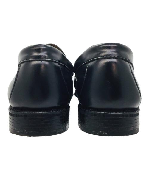 G.H.BASS WEEJUNS（ジーエイチ バス ウィージャンズ）G.H.BASS WEEJUNS (ジーエイチ バス ウィージャンズ) LINCOLN MOC BIT LOAFER ブラック×シルバー サイズ:10/11/44 1/2の古着・服飾アイテム