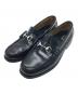 G.H.BASS WEEJUNS（ジーエイチ バス ウィージャンズ）の古着「LINCOLN MOC BIT LOAFER」｜ブラック×シルバー