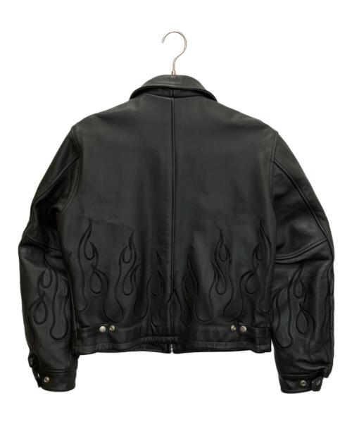 HARLEY-DAVIDSON（ハーレーダビッドソン）HARLEY-DAVIDSON (ハーレーダビッドソン) 40471 レザージャケット ブラック サイズ:Lの古着・服飾アイテム