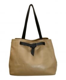 PELLE MORBIDA（ペッレモルビダ）の古着「トートバッグ」｜ベージュ