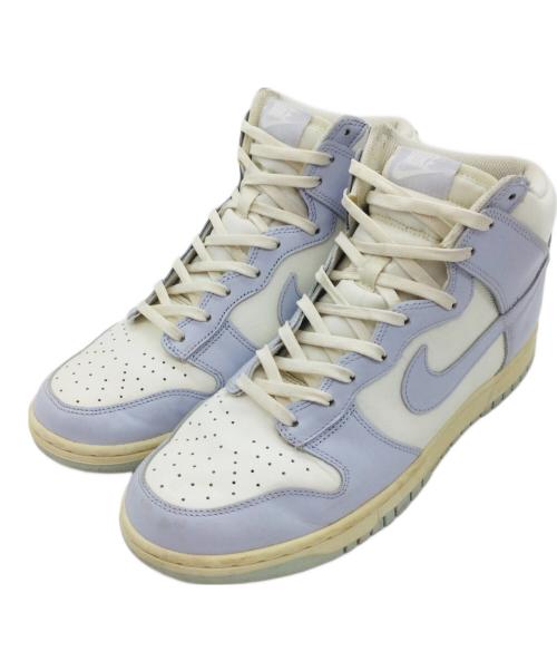 NIKE（ナイキ）NIKE (ナイキ) Dunk High ホワイト×ラベンダー サイズ:US11.5、UK9、EUR44、cm28.5、BR42、CN285(2.5)の古着・服飾アイテム