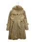 BURBERRY BLUE LABEL (バーバリー ブルー レーベル) FRF13-577-40　フォックスファー付トレンチコート ベージュ サイズ:36：8000円