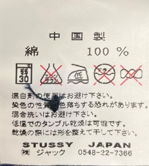 stussy（ステューシー）stussy (ステューシー) 111821 長袖シャツ ネイビー×イエロー サイズ:Lの古着・服飾アイテム