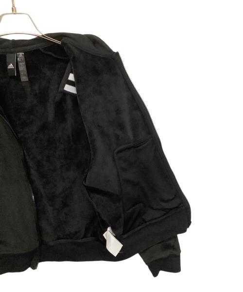 adidas（アディダス）adidas (アディダス) H47896　ジップパーカー ブラック×ホワイト サイズ:Mの古着・服飾アイテム