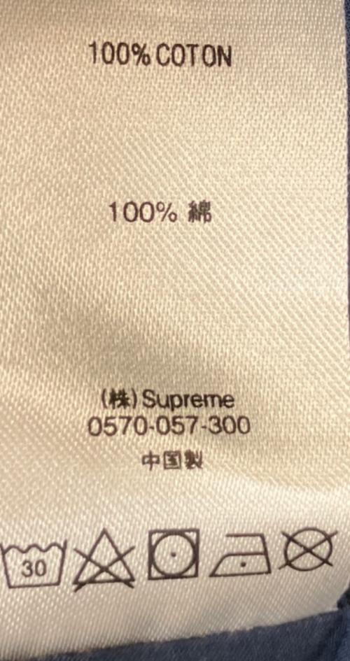 SUPREME（シュプリーム）Supreme (シュプリーム) コットンシンチパンツ ネイビー サイズ:Sの古着・服飾アイテム