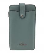 COACHコーチ）の古着「スマホショルダーバッグ」｜ブルー