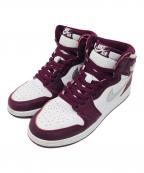 NIKEナイキ）の古着「GS Air Jordan 1 High OG "Bordeaux"」｜パープル×ホワイト