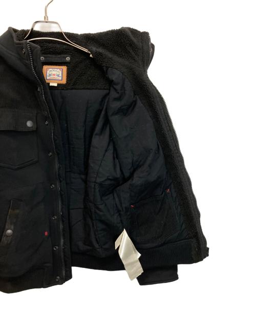 DIESEL（ディーゼル）DIESEL (ディーゼル) フーデッドジャケット ブラック サイズ:Mの古着・服飾アイテム