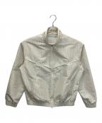 JOHN LAWRENCE SULLIVANジョン ローレンス サリバン）の古着「1A009-0324-02 トラックジャケット」｜ベージュ×ホワイト