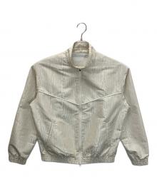 JOHN LAWRENCE SULLIVAN（ジョン ローレンス サリバン）の古着「1A009-0324-02 トラックジャケット」｜ベージュ×ホワイト