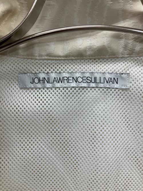 JOHN LAWRENCE SULLIVAN（ジョン ローレンス サリバン）JOHN LAWRENCE SULLIVAN (ジョン ローレンス サリバン) 1A009-0324-02 トラックジャケット ベージュ×ホワイト サイズ:48の古着・服飾アイテム