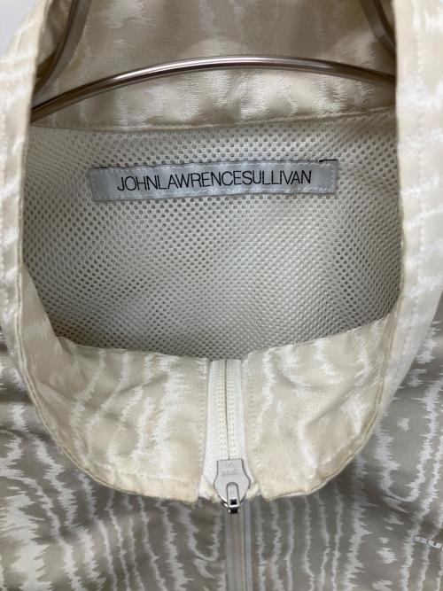 JOHN LAWRENCE SULLIVAN（ジョン ローレンス サリバン）JOHN LAWRENCE SULLIVAN (ジョン ローレンス サリバン) 1A009-0324-02 トラックジャケット ベージュ×ホワイト サイズ:48の古着・服飾アイテム