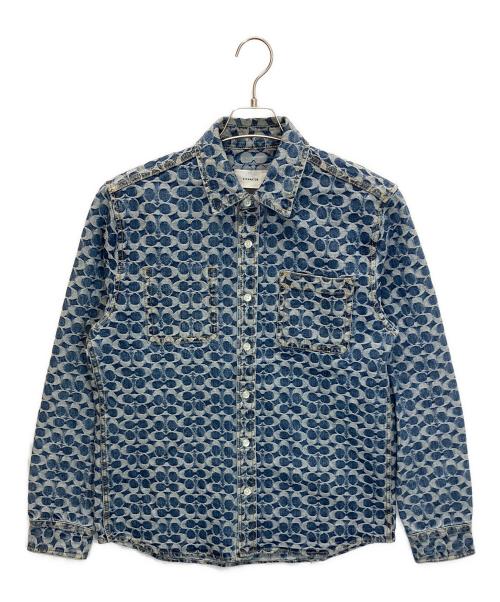 COACH（コーチ）COACH (コーチ) C9196 デニムシャツ インディゴ サイズ:Sの古着・服飾アイテム