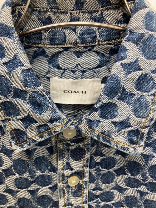 COACH（コーチ）COACH (コーチ) C9196 デニムシャツ インディゴ サイズ:Sの古着・服飾アイテム
