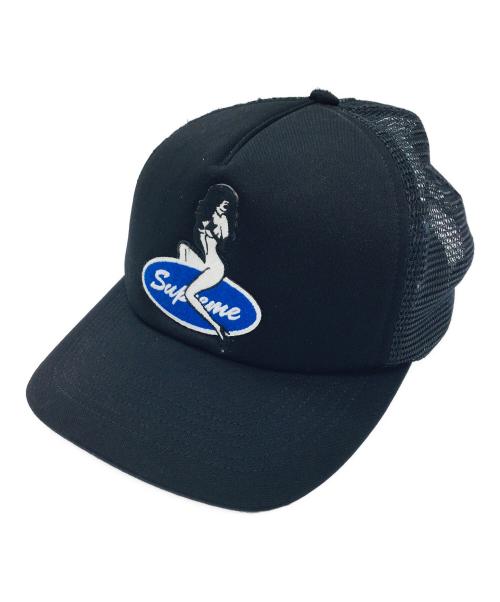 SUPREME（シュプリーム）SUPREME (シュプリーム) pinup mesh back 5-panel ブラックの古着・服飾アイテム