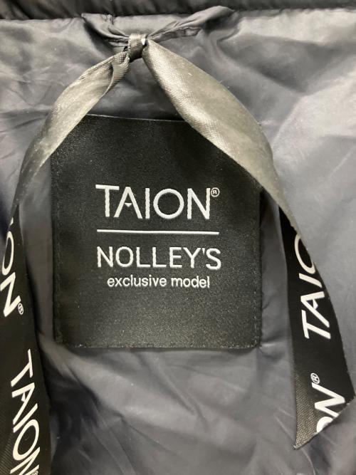 TAION（タイオン）TAION (タイオン) ダウンコート ブラック サイズ:記載無しの古着・服飾アイテム