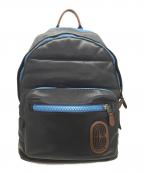 COACHコーチ）の古着「リュック」｜ネイビー×ブラウン