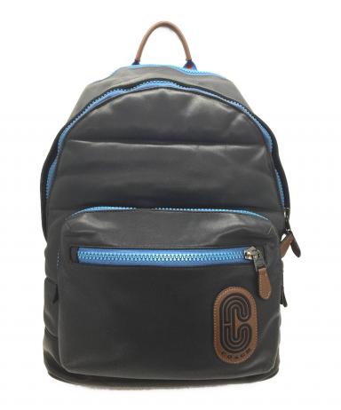 中古・古着通販】COACH (コーチ) リュック ネイビー×ブラウン