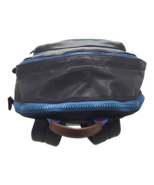 COACH（コーチ）COACH (コーチ) リュック ネイビー×ブラウンの古着・服飾アイテム