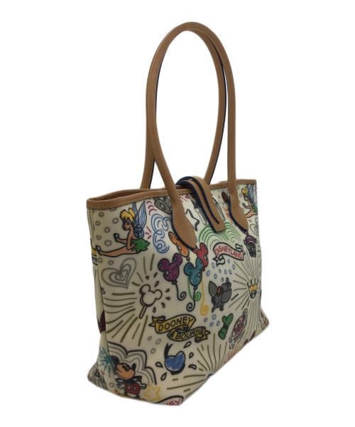 DOONEY&BOURKE（ドゥーニーアンドバーク）DOONEY&BOURKE (ドゥーニーアンドバーク) walt トートバッグ アイボリー×ブラウンの古着・服飾アイテム