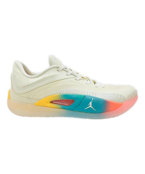 NIKE（ナイキ）NIKE (ナイキ) Jordan Zion 4 PF アイボリー×グリーン サイズ:US8.5、UK7.5、EUR42,cm26.5、BR40、CN265の古着・服飾アイテム