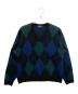 Gymphlex（ジムフレックス）の古着「厚手ニット」｜ブルー×ブラック