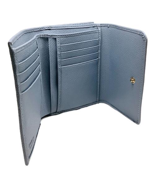 FURLA（フルラ）FURLA (フルラ) 3つ折り財布 スカイブルーの古着・服飾アイテム