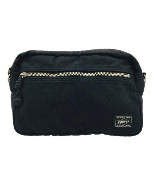 PORTER（ポーター）PORTER (ポーター) ショルダーバッグ ブラックの古着・服飾アイテム
