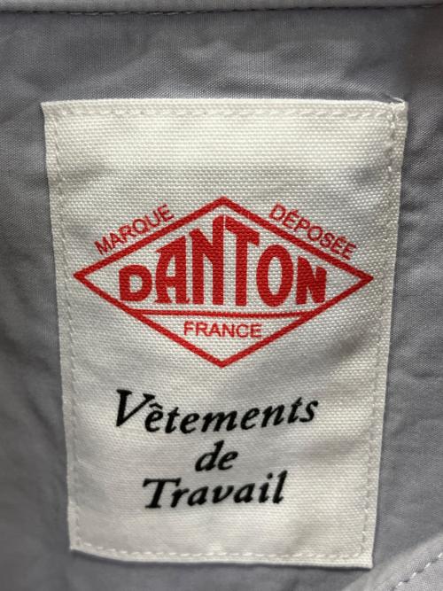 DANTON（ダントン）DANTON (ダントン) JD-3655　半袖ワンピース ライトブルー サイズ:36の古着・服飾アイテム
