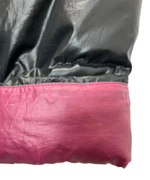 BURBERRY BLUE LABEL（バーバリー ブルー レーベル）BURBERRY BLUE LABEL (バーバリー ブルー レーベル) E1F47-689-09　リバーシブルダウンジャケット ブラック×パープル サイズ:40の古着・服飾アイテム