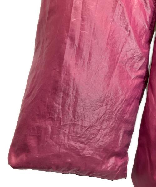 BURBERRY BLUE LABEL（バーバリー ブルー レーベル）BURBERRY BLUE LABEL (バーバリー ブルー レーベル) E1F47-689-09　リバーシブルダウンジャケット ブラック×パープル サイズ:40の古着・服飾アイテム