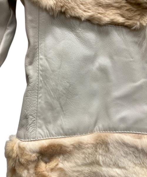 VERSACE（ヴェルサーチェ）VERSACE (ヴェルサーチェ) フェイクファーコート ブラウン サイズ:XSの古着・服飾アイテム