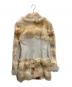 VERSACE (ヴェルサーチェ) フェイクファーコート ブラウン サイズ:XS：8000円