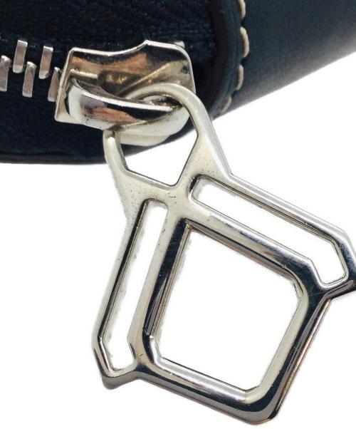 MOREAU（モロー）MOREAU (モロー) 長財布 ブラウン×ネイビーの古着・服飾アイテム