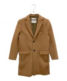 BEAUTY&YOUTH（ビューティーアンドユース）の古着「1225-139-7921　メルトンチェスターコート」｜ベージュ